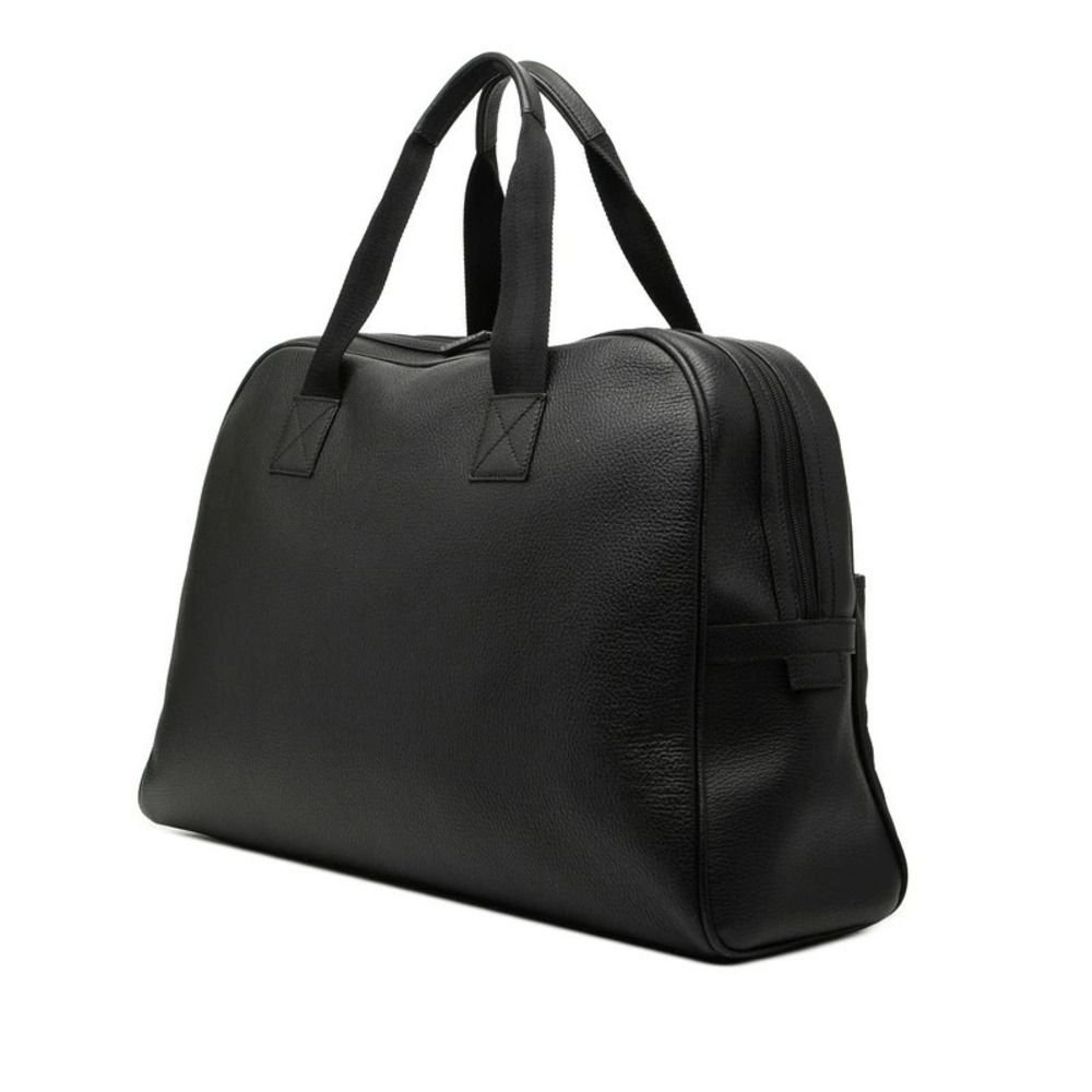 Gucci Black Bag Gray Brown Sherry Boston Leather